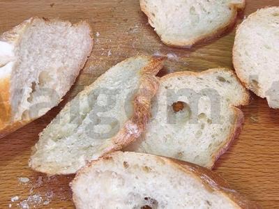 Brusketa „Šventinė“ Žingsnis 1