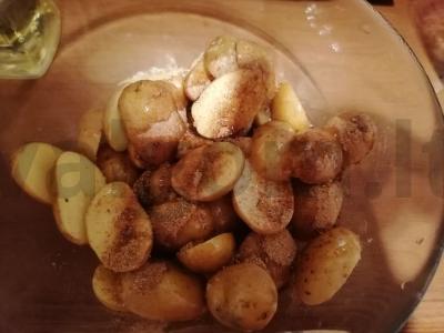 Kūdikių bulvės orkaitėje Žingsnis 2