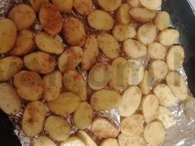 Kūdikių bulvės orkaitėje Žingsnis 3