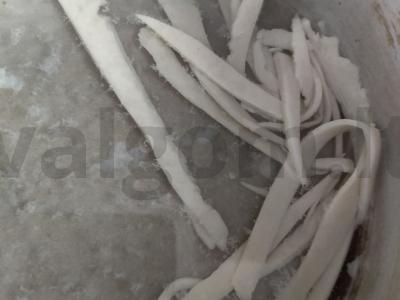 Česnakiniai spagečiai su šonine Žingsnis 7