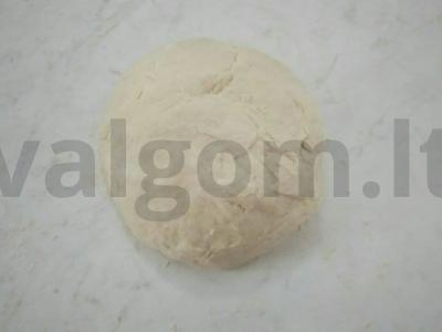 Namų abrikosų džemu užpildyti rageliai Žingsnis 2