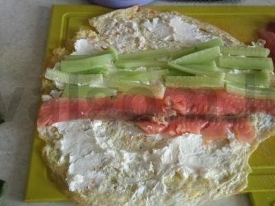 Kiaušinių ritinys Žingsnis 2