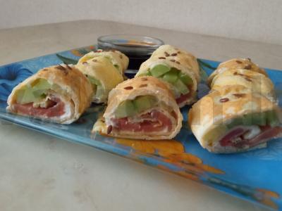 Kiaušinių ritinys pagrindine nuotrauka