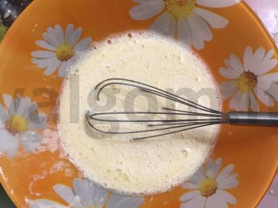 Saulėtas kukurūzų biskvitas Žingsnis 3