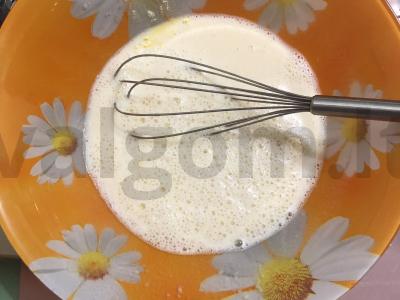 Saulėtas kukurūzų biskvitas Žingsnis 4