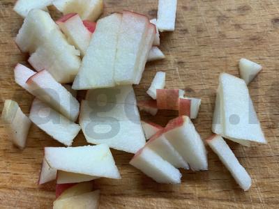 Salotas su grūdėtu varškės sūriu „Rytinis“ Žingsnis 2