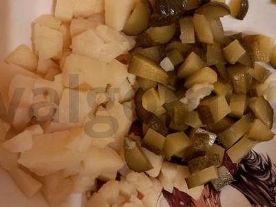 Salotas „Žiemos sodas“ Žingsnis 1