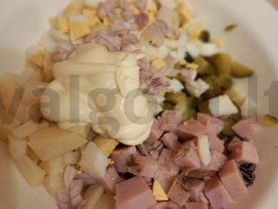 Salotas „Žiemos sodas“ Žingsnis 4