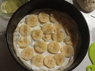 Varškės pyragas su baltymų viršumi Žingsnis 4