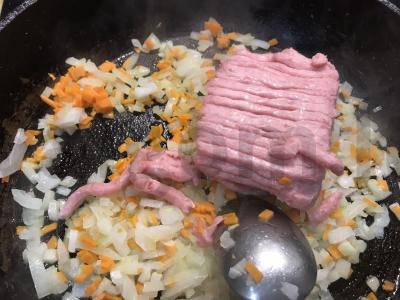 Sotūs bulguro košė su vištienos faršu Žingsnis 2