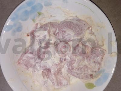 Vištienos krūtinėlė su grietine Žingsnis 3