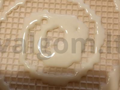 Greitas vaflinis tortas Žingsnis 1