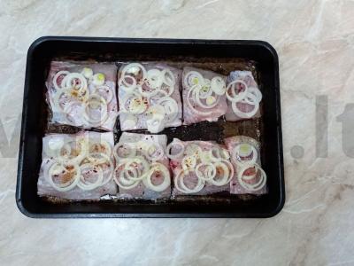 Kepta lašiša kokosų piene Žingsnis 2