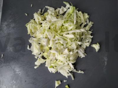 Blynai iš kopūstų su linų sėmenų miltais Žingsnis 2