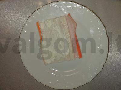 Krabų užkandis Žingsnis 1