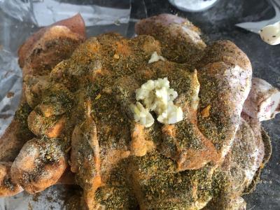 Kepta vištiena su bulvėmis maiše Žingsnis 3