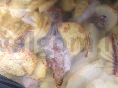 Kepta vištiena su bulvėmis maiše Žingsnis 8