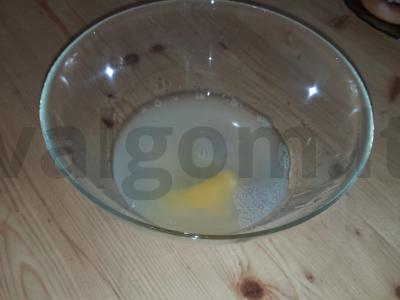 Keksas „Apelsininis“ Žingsnis 1