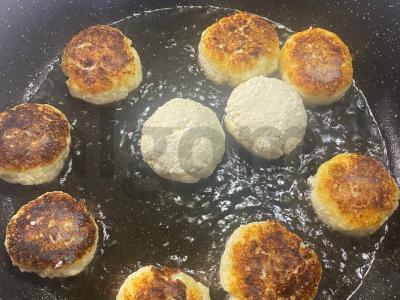 Sūrio blynai su manų kruopomis ir rugių miltais Žingsnis 3