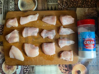 Vištienos filė su šonine ant grilio Žingsnis 2