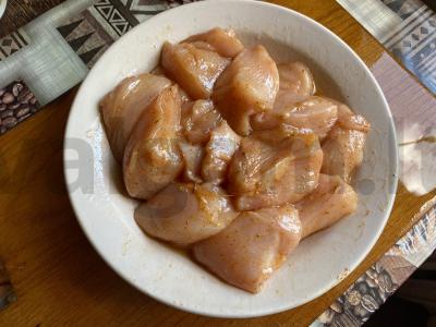 Vištienos filė su šonine ant grilio Žingsnis 4