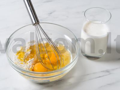 Purūs blynai su obuoliu Žingsnis 3