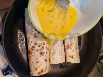 Tortilijos omletas Žingsnis 5