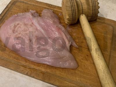 Vištienos krūtinėlė prieskoniuose Žingsnis 1