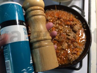 Pasta su bolonijos padažu Žingsnis 4