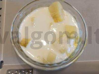 Kefyro ir avižų apkepas Žingsnis 4