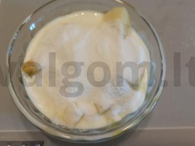 Kefyro ir avižų apkepas Žingsnis 5