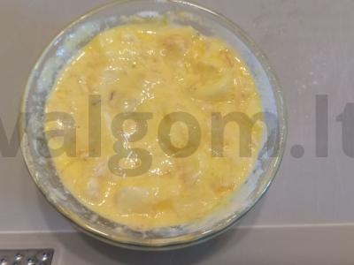 Kefyro ir avižų apkepas Žingsnis 6