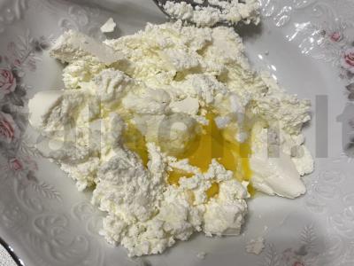 Sūrio apskritimai cukruje Žingsnis 1