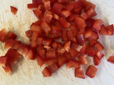 Graikiškas salotas su sūriu ir grūdėta garstyčia Žingsnis 2