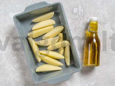 Šilauogės su bulvėmis orkaitėje Žingsnis 2