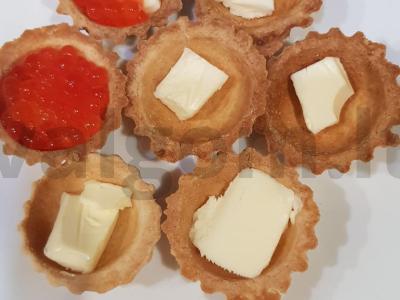 Krekeriai su ikrais Žingsnis 2