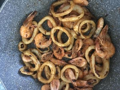 Kepti jūros gėrybės Žingsnis 2