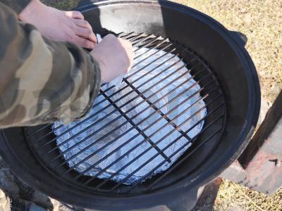 Karpių karštas rūkymas katile ant laužo Žingsnis 8