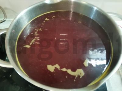 Kompotas su vyšniomis, šaltalankiais ir agrastais Žingsnis 3