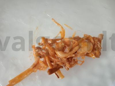 Vietnamo ritinys su enoki grybais ir vištiena Žingsnis 1