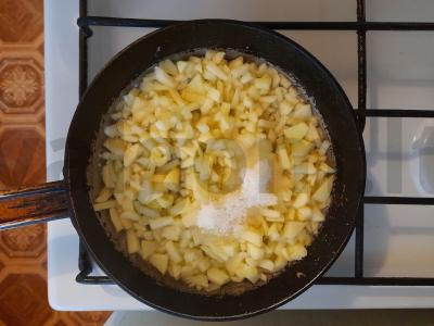 Obuolių pyragėliai su 'Golden' veisle Žingsnis 3