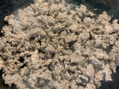 Troškinti daržovės su faršu Žingsnis 1