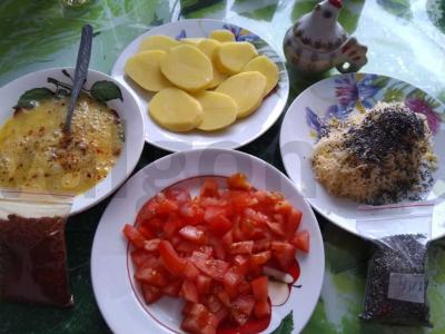 Žuvintas bulvės Žingsnis 1