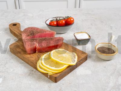 Keptas tuno steikas Žingsnis 1