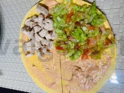 Kukurūzų tortilijos su įdaru Žingsnis 7