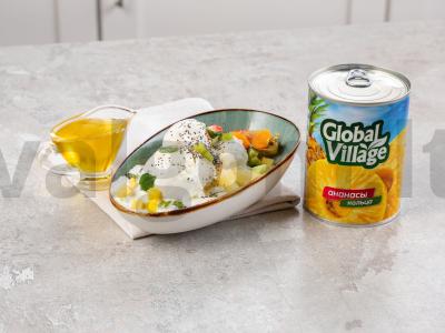 Namų ledai su vaisiais pagrindine nuotrauka