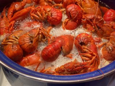 Virti vėžiai su prieskoniais Žingsnis 4