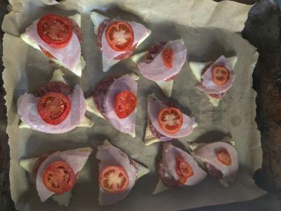 Porcinė pica su jalapeño ir saliami Žingsnis 9