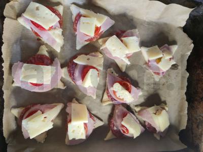 Porcinė pica su jalapeño ir saliami Žingsnis 11