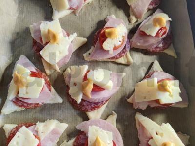 Porcinė pica su jalapeño ir saliami Žingsnis 13